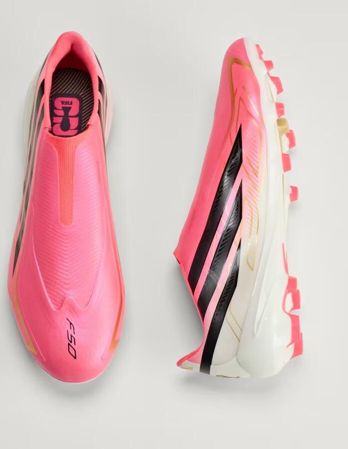 Adidas F50 HYPERFAST LEAGUE Laceless Firm Ground Football Boots - Foto 6