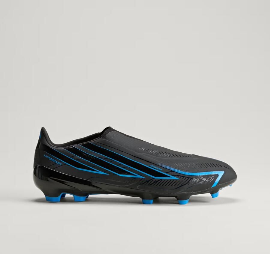 Adidas Perfor ce F50 Hyperfast League LL FG senior imitatieleren voetbalschoenen zwart blauw - Foto 6