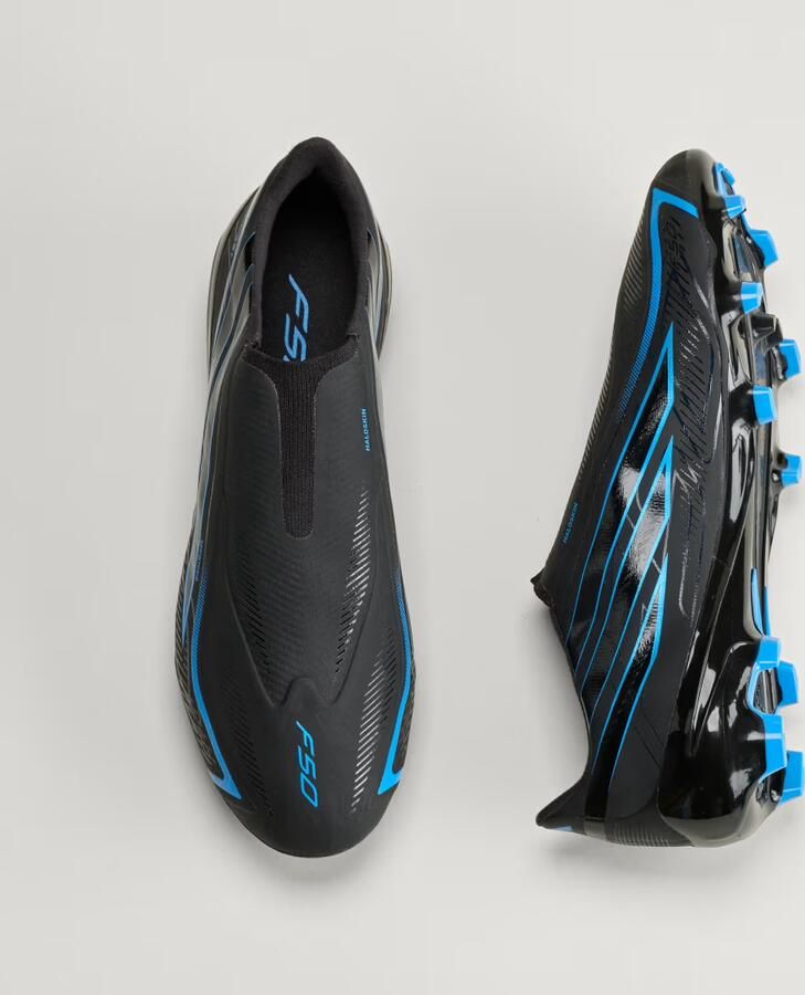 Adidas Perfor ce F50 Hyperfast League LL FG senior imitatieleren voetbalschoenen zwart blauw - Foto 7