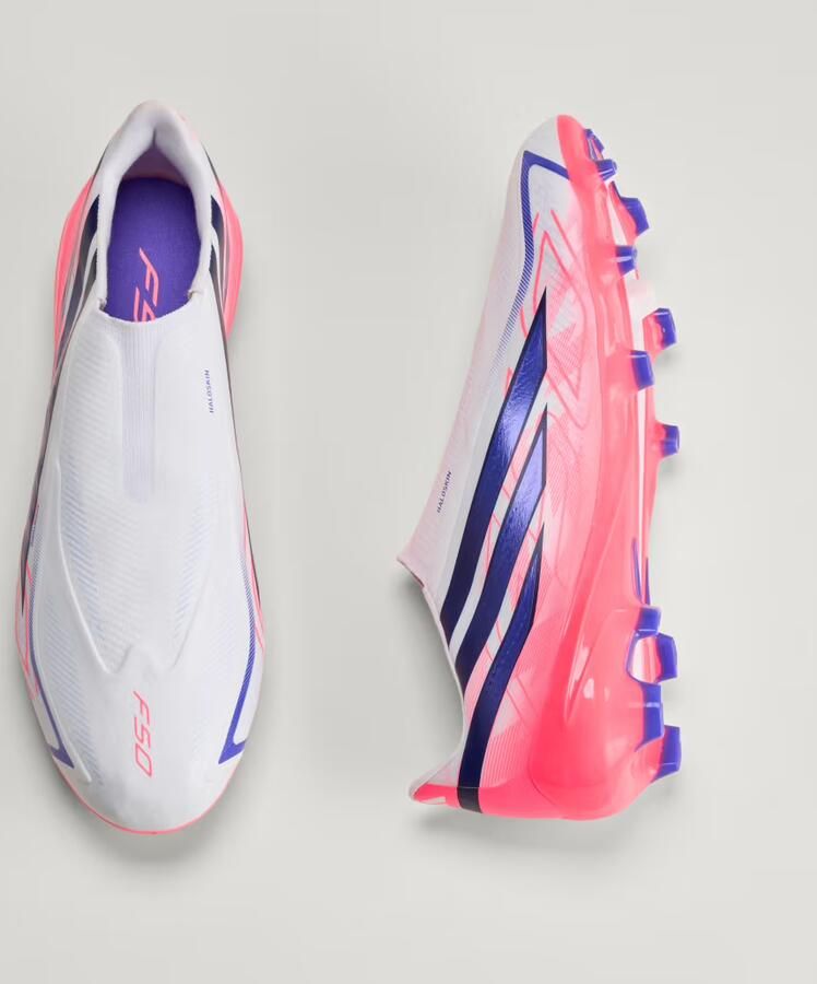 Adidas Perfor ce F50 Hyperfast League LL FG senior imitatieleren voetbalschoenen roze paars - Foto 10