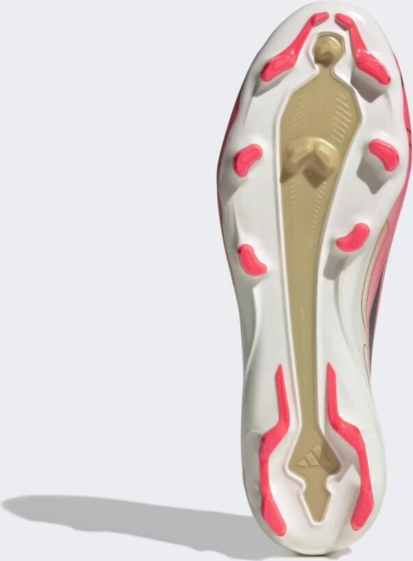 Adidas F50 Hyperfast League Veterloze Gras Voetbalschoenen (FG) Felroze Zwart Goud Wit - Foto 3