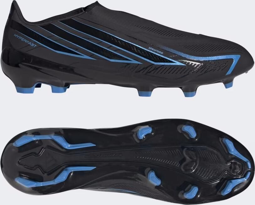 Adidas Perfor ce F50 Hyperfast League LL FG senior imitatieleren voetbalschoenen zwart blauw - Foto 8