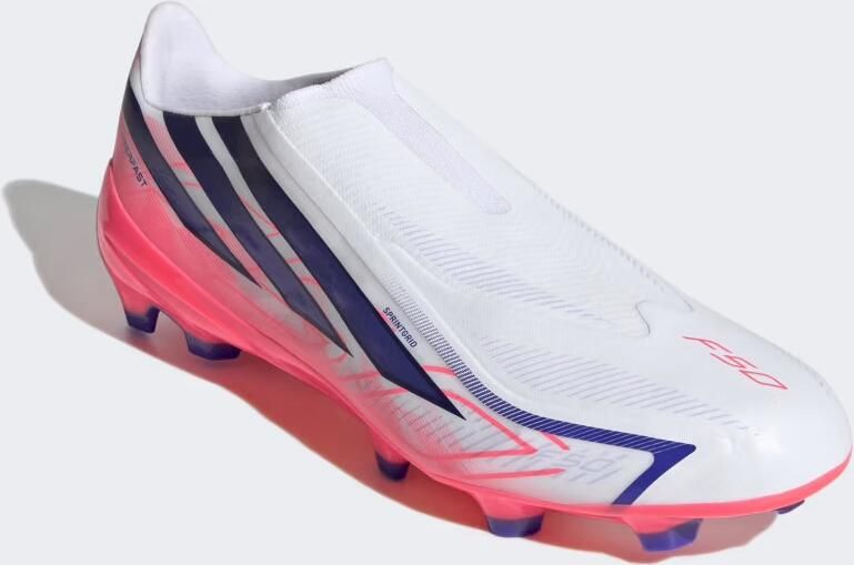 Adidas Perfor ce F50 Hyperfast League LL FG senior imitatieleren voetbalschoenen roze paars - Foto 6