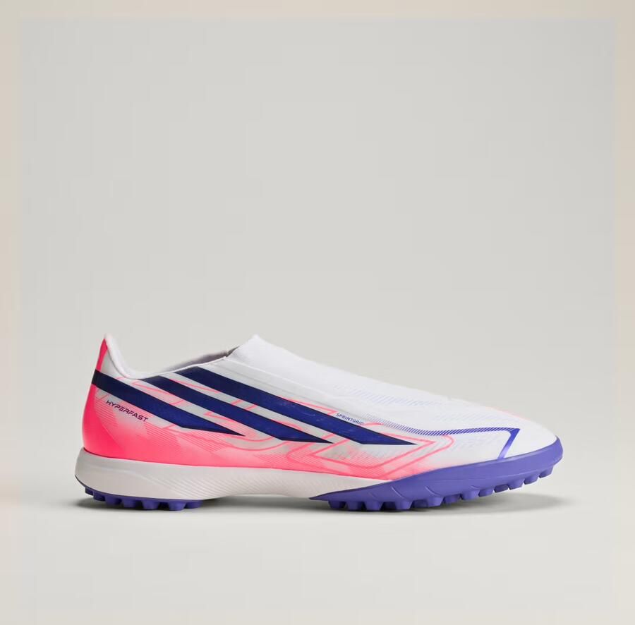 Adidas F50 Hyperfast League Laceless Tf Voetbalschoenen Wit - Foto 6