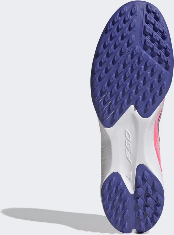 Adidas F50 Hyperfast League Laceless Tf Voetbalschoenen Wit - Foto 4