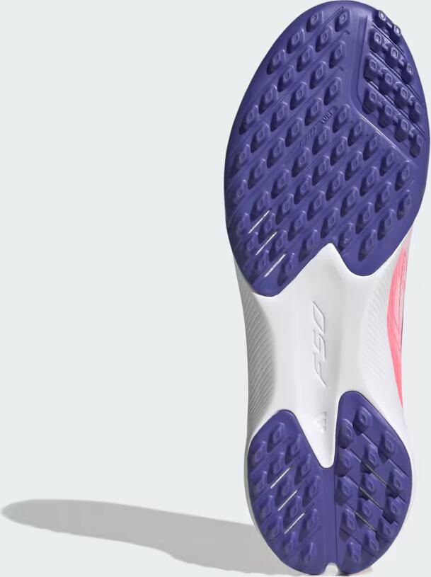 Adidas F50 Hyperfast League Laceless Tf Junioren Voetbalschoenen Wit 2 3 Kinderen - Foto 4
