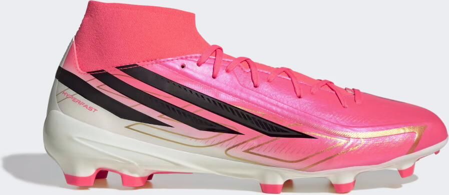 Adidas f50 hyperfast league mid fg Voetbal schoen firm ground Lichtrood