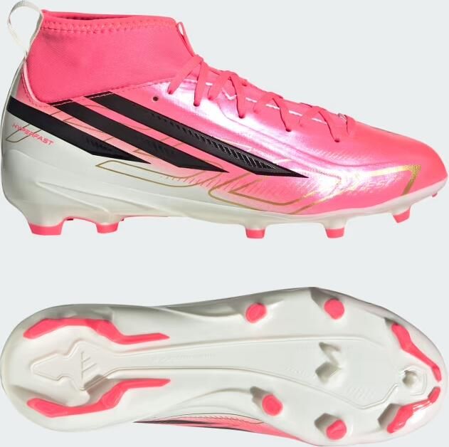 Adidas F50 Hyperfast League Mid Firm Ground Voetbalschoenen Kids