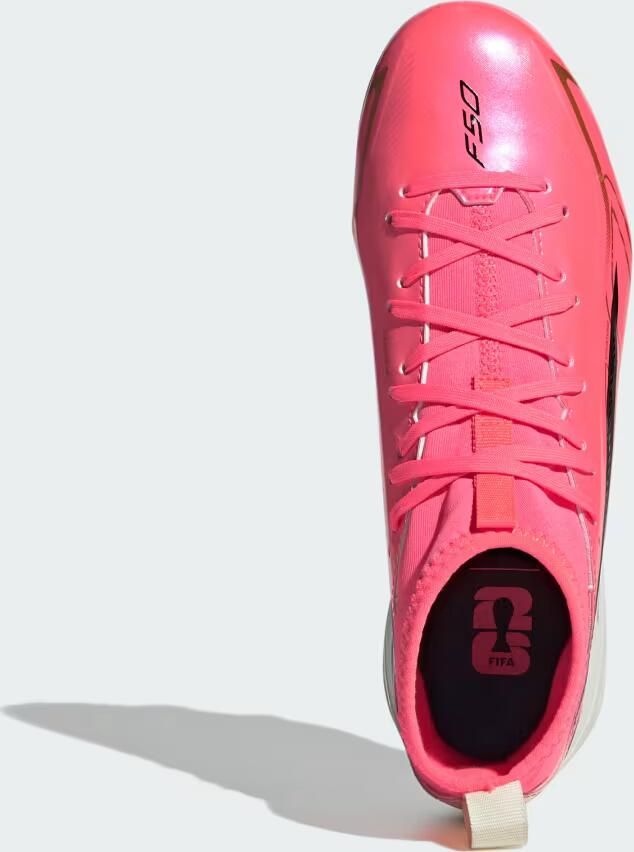 Adidas F50 Hyperfast League Mid Firm Ground Voetbalschoenen Kids - Foto 2
