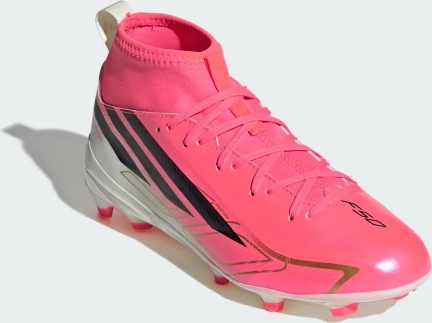 Adidas F50 Hyperfast League Mid Firm Ground Voetbalschoenen Kids - Foto 3