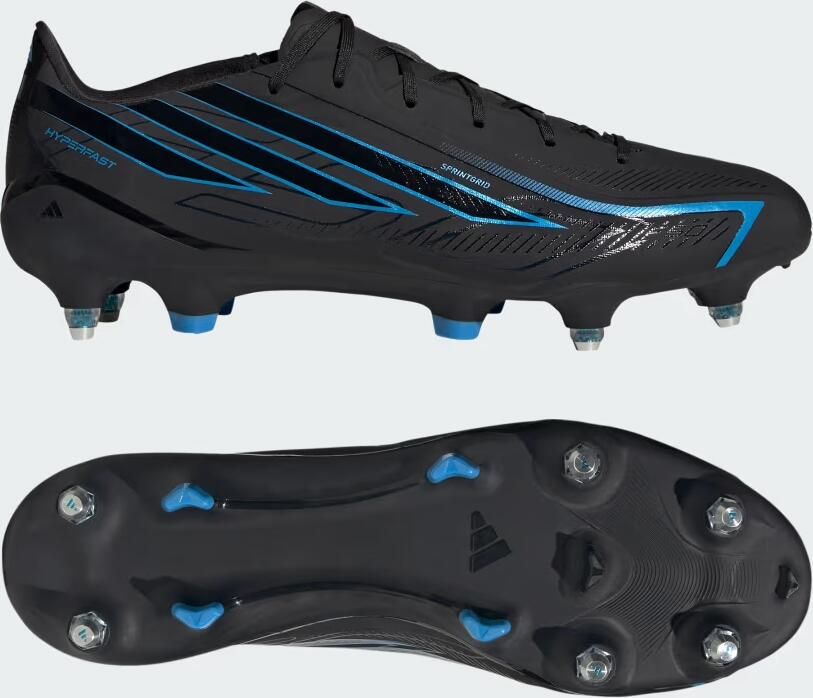 Adidas Perfor ce F50 Hyperfast League Soft Ground Voetbalschoenen Unisex Zwart - Foto 2