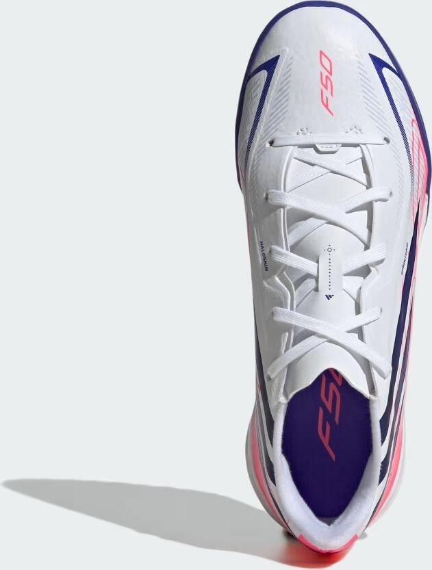 Adidas F50 Hyperfast League Tf Junioren Voetbalschoenen Wit 1 2 Kinderen - Foto 3