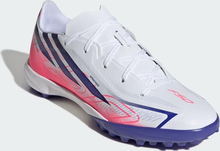 Adidas F50 Hyperfast League Tf Junioren Voetbalschoenen Wit 1 2 Kinderen - Foto 5