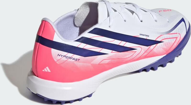 Adidas F50 Hyperfast League Tf Junioren Voetbalschoenen Wit 1 2 Kinderen - Foto 6