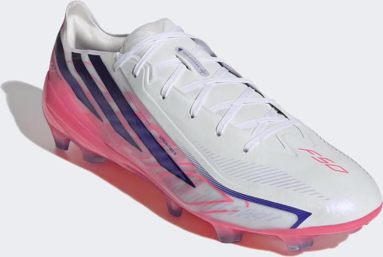 Adidas F50 Hyperfast Pro Gras Voetbalschoenen (FG) Wit Paars Roze - Foto 7