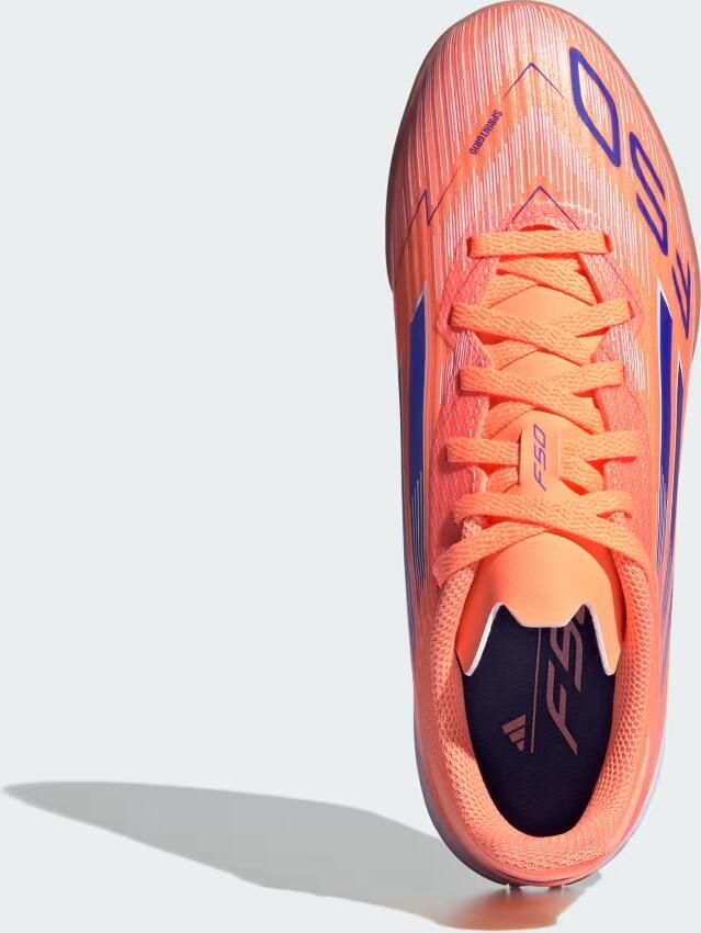 Adidas Perfor ce F50 League Indoor Voetbalschoenen Kids Kinderen Oranje - Foto 2