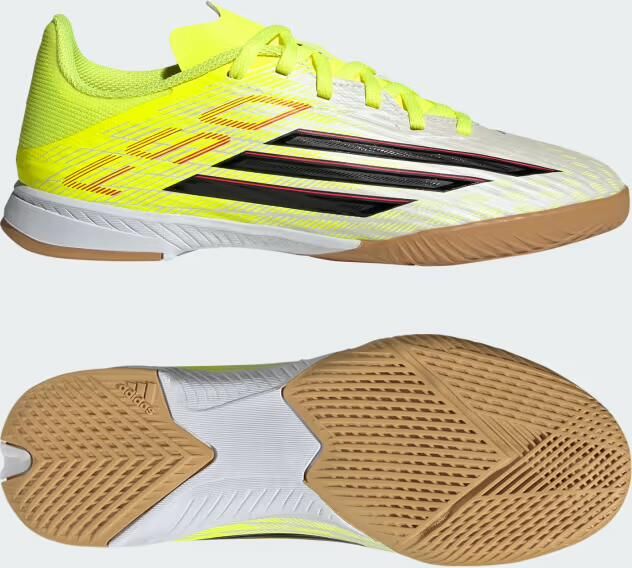 Adidas Perfor ce F50 League Indoor Voetbalschoenen Kids Kinderen Geel - Foto 2