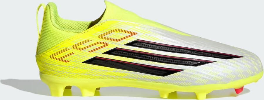 Adidas Perfor ce F50 LEAGUE Laceless Firm Ground Multi Ground Voetbalschoenen Kids Kinderen Geel - Foto 7