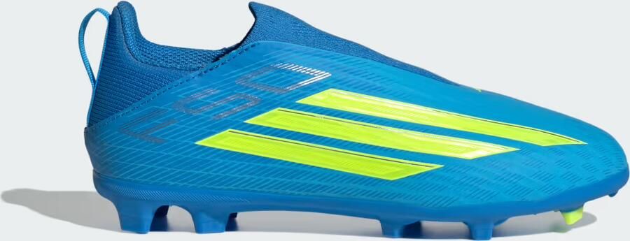 Adidas Perfor ce F50 LEAGUE Laceless Firm Ground Multi Ground Voetbalschoenen Kids Kinderen Blauw - Foto 7