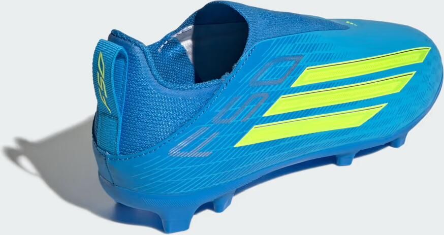 Adidas Perfor ce F50 LEAGUE Laceless Firm Ground Multi Ground Voetbalschoenen Kids Kinderen Blauw - Foto 6