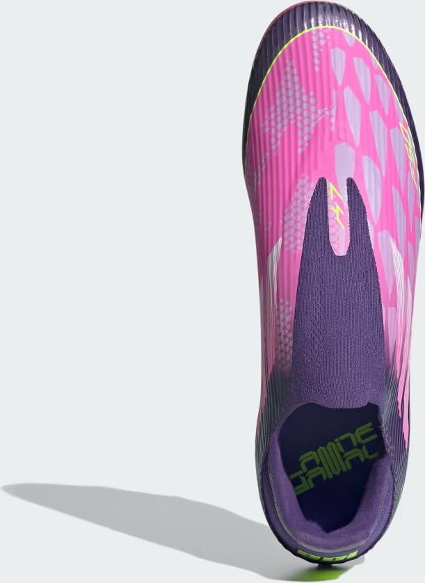 Adidas Perfor ce F50 LEAGUE Laceless Firm Ground Voetbalschoenen Unisex Paars - Foto 3