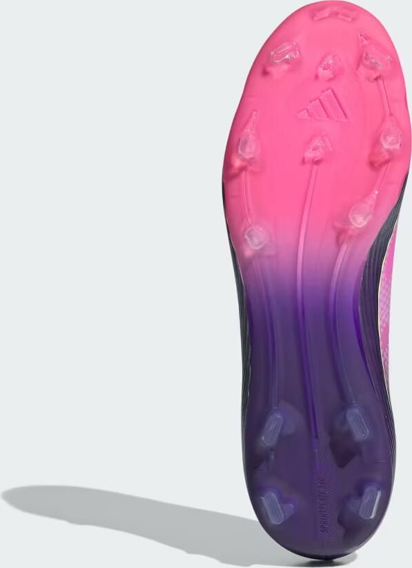 Adidas Perfor ce F50 LEAGUE Laceless Firm Ground Voetbalschoenen Unisex Paars - Foto 4