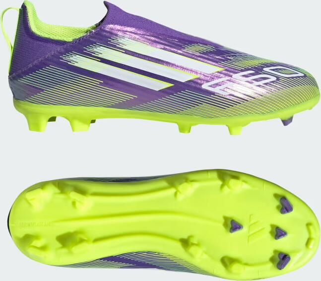 Adidas Perfor ce F50 League Veterloze Firm Multi-Ground voetbalschoenen Kids Kinderen Paars - Foto 4