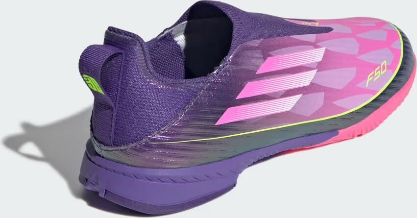 Adidas Perfor ce F50 LEAGUE Laceless Indoor Voetbalschoenen Kids Kinderen Paars - Foto 5