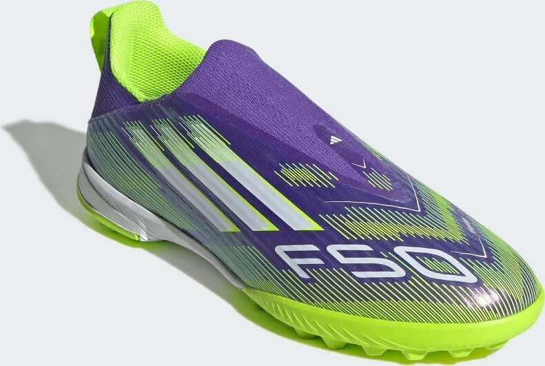 Adidas Perfor ce F50 League Veterloze Turf Voetbalschoenen Kids Kinderen Paars - Foto 5
