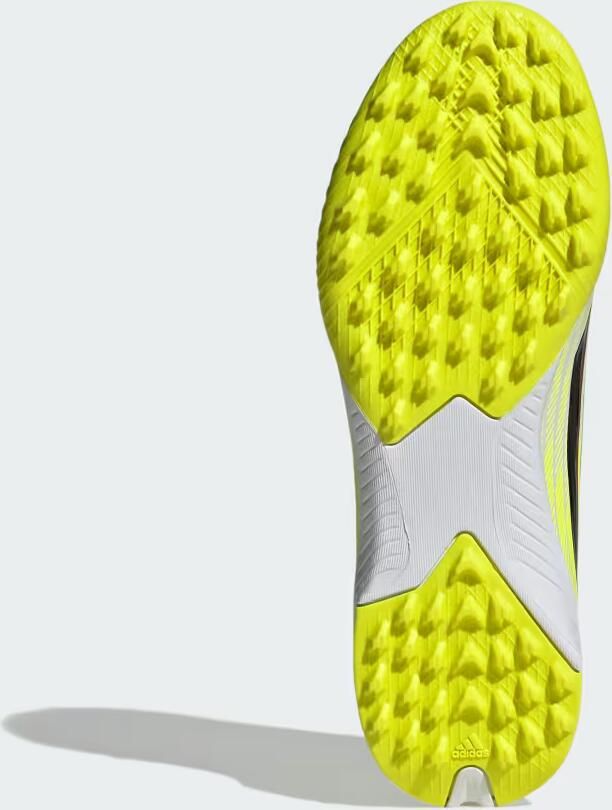 Adidas Perfor ce F50 LEAGUE Laceless Turf Voetbalschoenen Kids Kinderen Geel - Foto 4