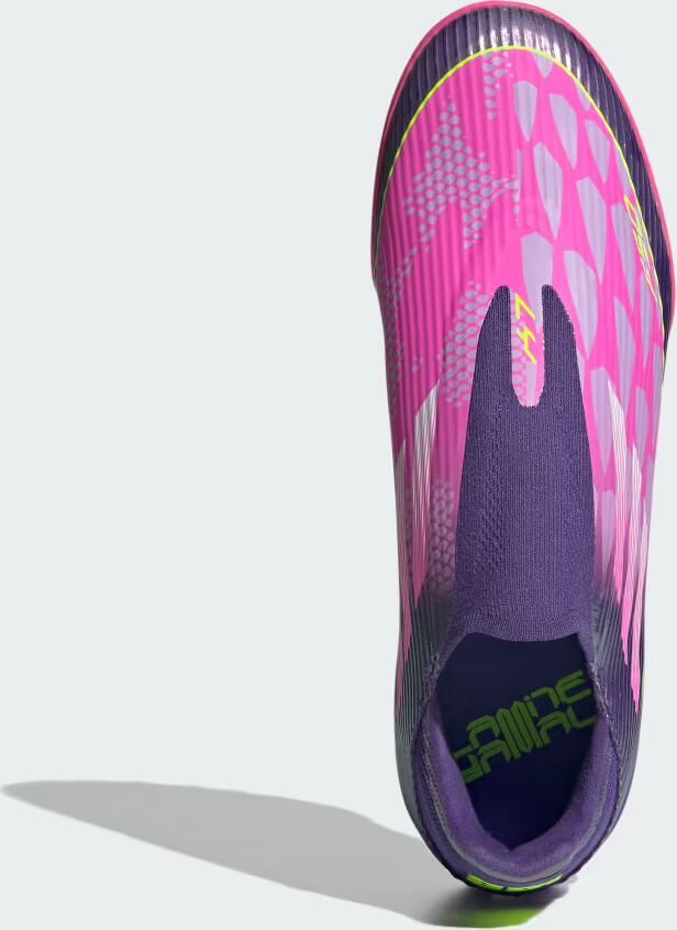 Adidas Perfor ce F50 League Lamine Yamal Laceless Turf Voetbalschoenen Unisex Paars - Foto 3