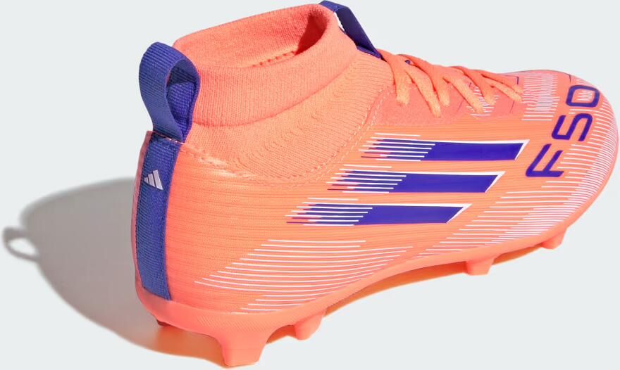 Adidas Perfor ce F50 League Mid Firm Multi-Ground Voetbalschoenen Kids Kinderen Oranje - Foto 5