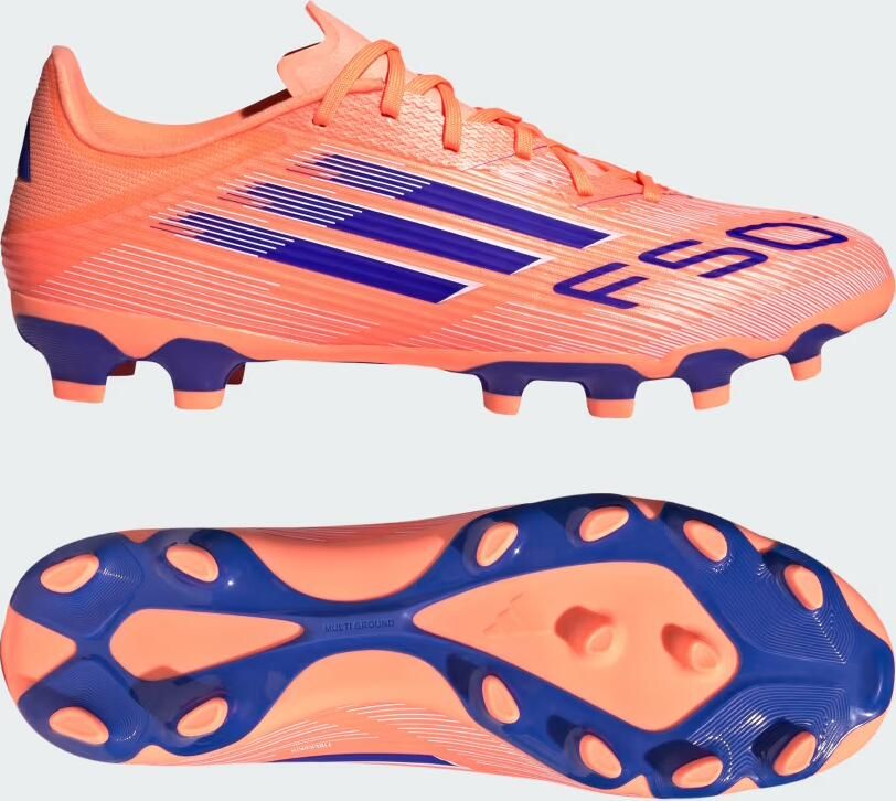 Adidas F50 League Mg Voetbalschoenen Oranje 2 3 - Foto 2