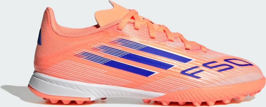 Adidas Perfor ce F50 League Turf Voetbalschoenen Kids Kinderen Oranje - Foto 6