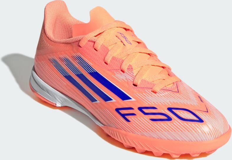 Adidas Perfor ce F50 League Turf Voetbalschoenen Kids Kinderen Oranje - Foto 4