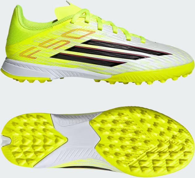 Adidas Perfor ce F50 LEAGUE Turf Voetbalschoenen Kids Kinderen Geel - Foto 2
