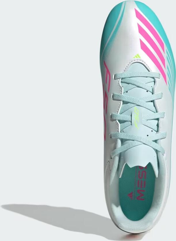 Adidas F50 Messi Club FxG Aurora Radiante Wit Lucide roze Flash Aqua - Foto 2