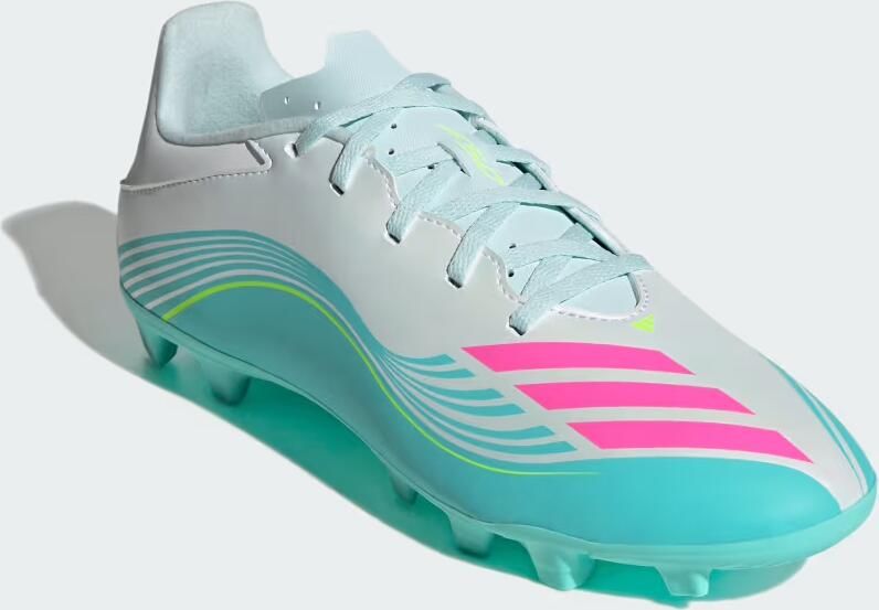 Adidas F50 Messi Club FxG Aurora Radiante Wit Lucide roze Flash Aqua - Foto 5