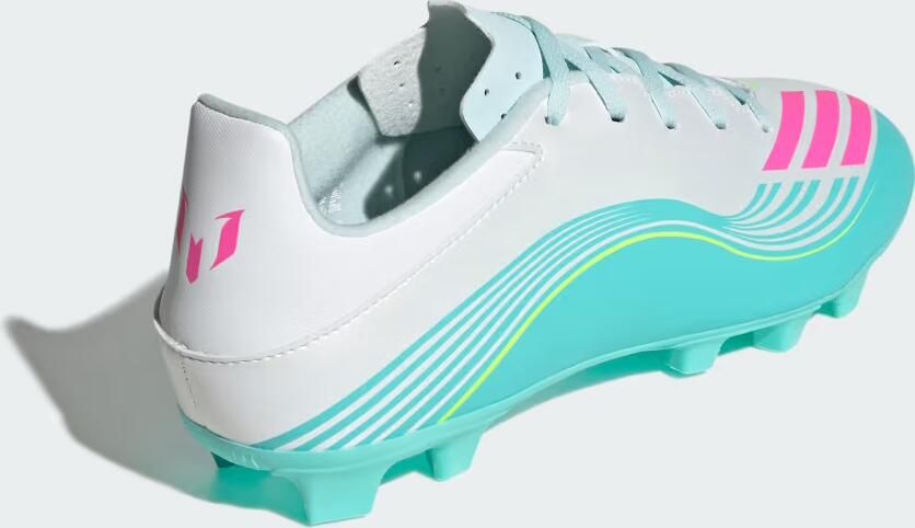 Adidas F50 Messi Club FxG Aurora Radiante Wit Lucide roze Flash Aqua - Foto 6