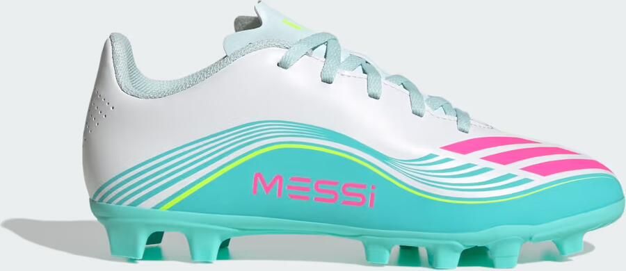Adidas Perfor ce F50 MESSI CLUB Firm Ground Multi Ground Voetbalschoenen Kids Kinderen Wit - Foto 9