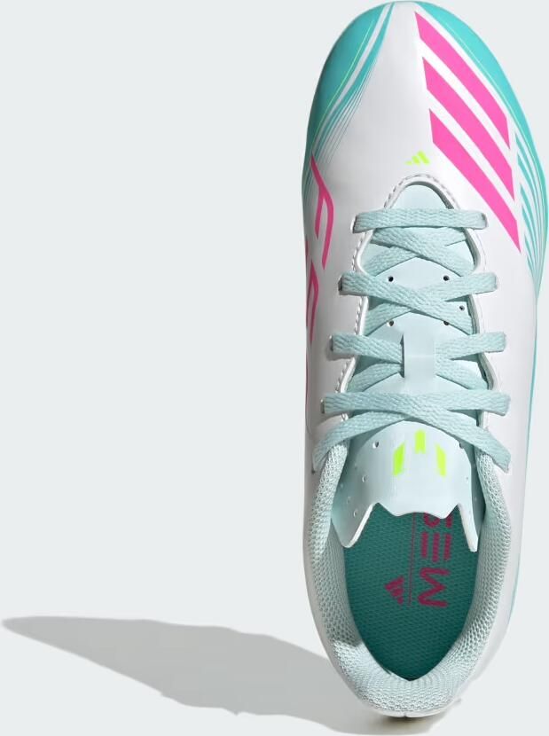 Adidas Perfor ce F50 MESSI CLUB Firm Ground Multi Ground Voetbalschoenen Kids Kinderen Wit - Foto 5