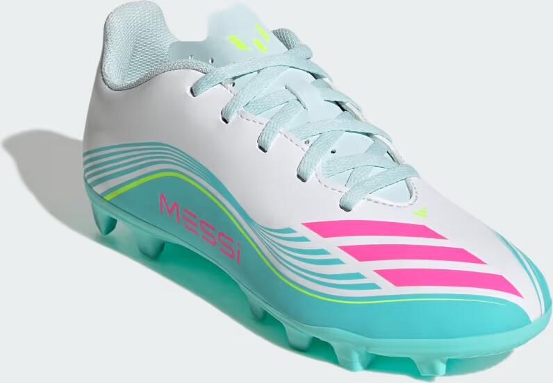 Adidas Perfor ce F50 MESSI CLUB Firm Ground Multi Ground Voetbalschoenen Kids Kinderen Wit - Foto 8