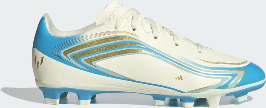 Adidas Perfor ce F50 Messi Club Firm Ground Multi Ground Voetbalschoenen Kids Kinderen Beige - Foto 8