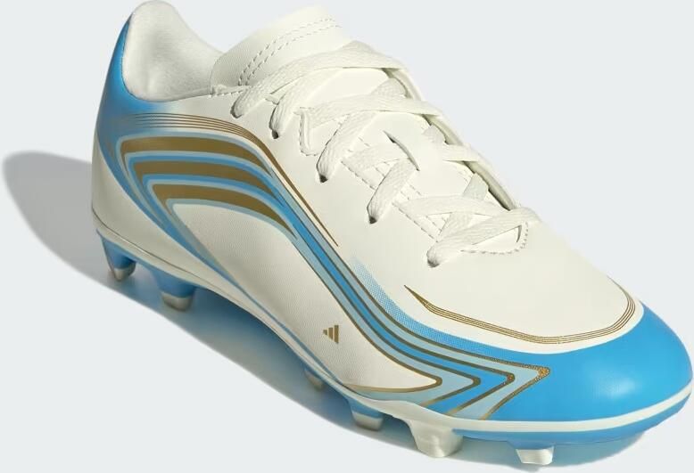 Adidas Perfor ce F50 Messi Club Firm Ground Multi Ground Voetbalschoenen Kids Kinderen Beige - Foto 6