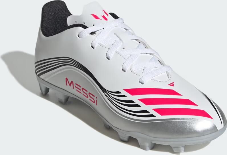 Adidas Perfor ce F50 Messi Club FG MG junior voetbalschoenen wit rood grijs - Foto 9