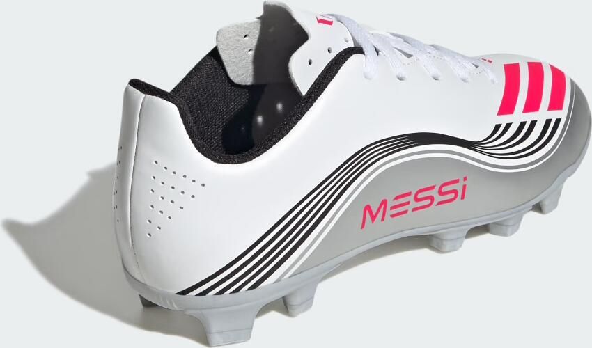 Adidas Perfor ce F50 Messi Club FG MG junior voetbalschoenen wit rood grijs - Foto 10