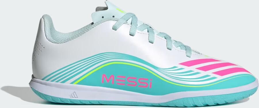 Adidas F50 Messi Club kinder zaalschoenen blauw Gymschoenen 1 3 Uitneembare zool - Foto 10