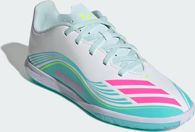 Adidas F50 Messi Club kinder zaalschoenen blauw Gymschoenen 1 3 Uitneembare zool - Foto 8