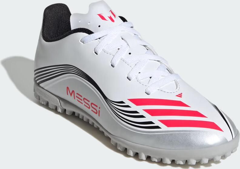 Adidas Perfor ce F50 Messi Club junior voetbalschoenen wit rood grijs - Foto 9