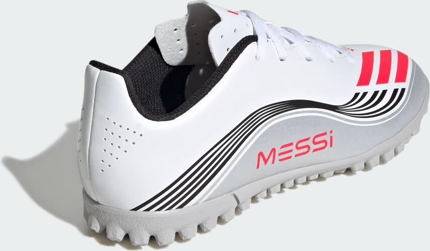 Adidas Perfor ce F50 Messi Club junior voetbalschoenen wit rood grijs - Foto 10